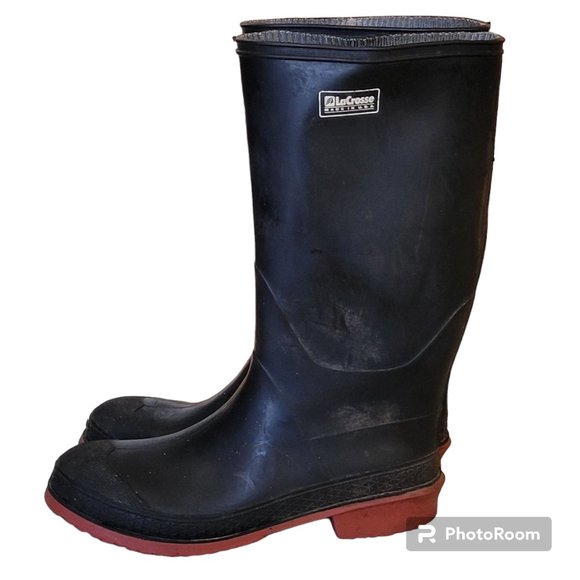LaCrosse Shoes Lacrosse Heavy Duty Rubber Boots Womens Size 8